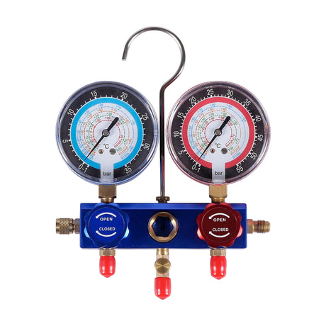Fabbri Klimaanlagen Prüfung Satz - Manometer-Set / Klima-Diagnose-Set – MMR134HFO | Fabbri.de – Bild 2