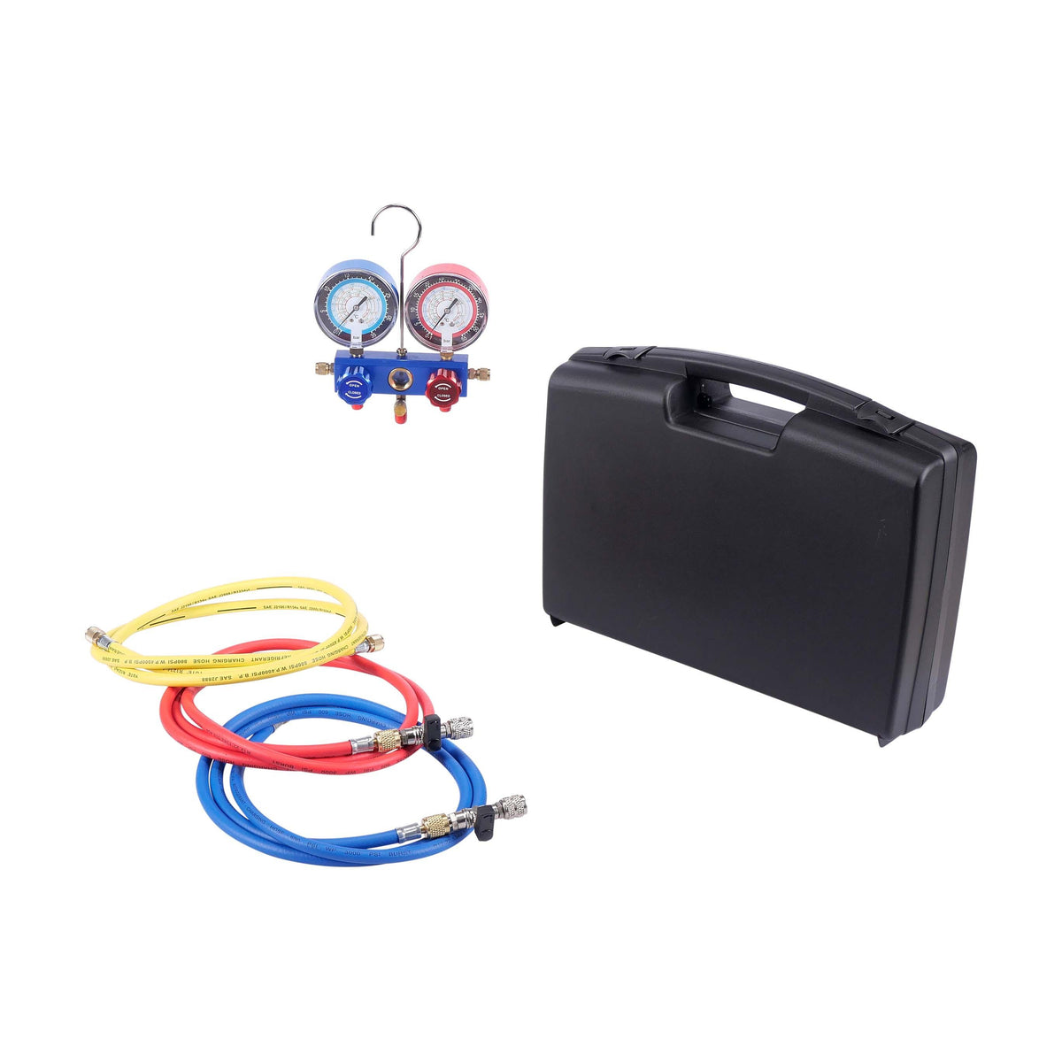 Fabbri Klimaanlagen Prüfung Satz - Manometer-Set / Klima-Diagnose-Set – MMR32410A | Fabbri.de – Bild 1